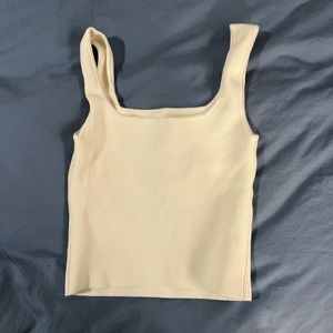 White/cream reformation top